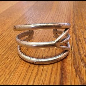 Lucky Brand peace sign cuff bracelet